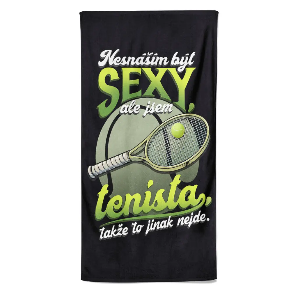 Osuška Sexy tenista (Velikost osušky: 100x170cm)