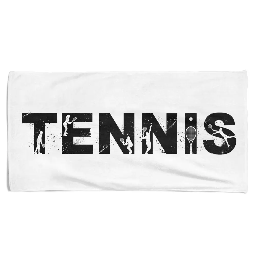 Osuška Tenis – silueta (Velikost osušky: 100x170cm)