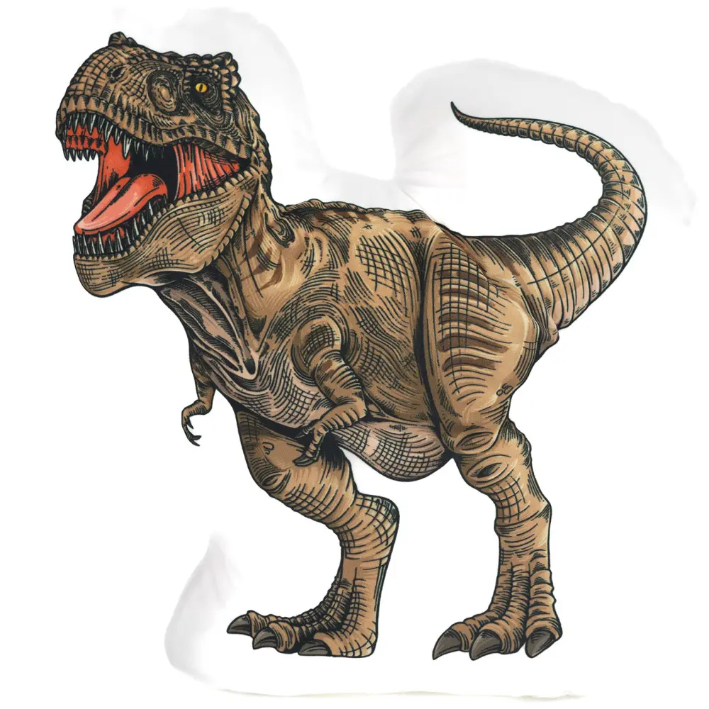 Tvarovaný polštář T-Rex