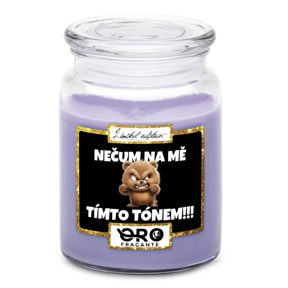 Svíčka Nečum na mě – medvěd (Vůně svíčky