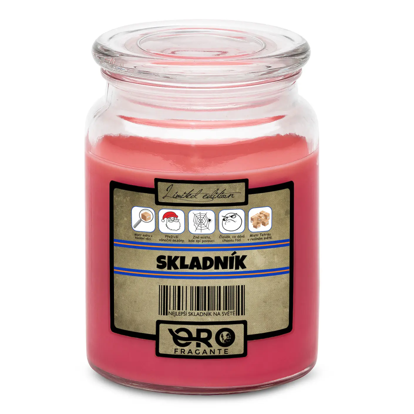 Svíčka Skladník 100% (Vůně svíčky