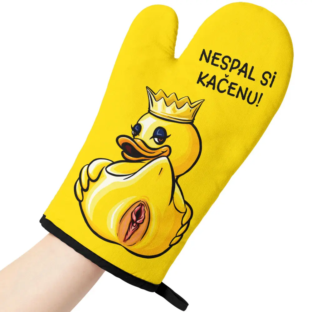Kuchyňská chňapka Nespal si kačenu