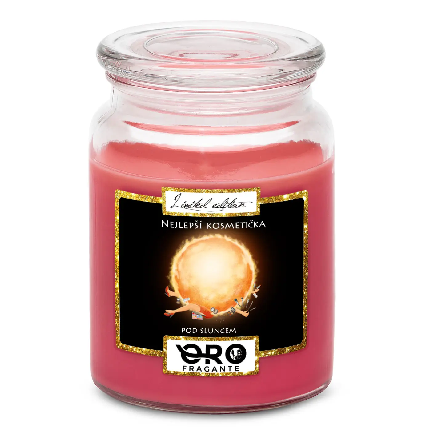 Svíčka Nejlepší kosmetička pod sluncem (Vůně svíčky