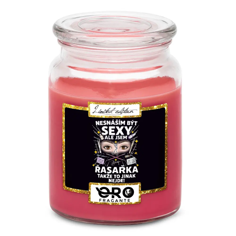 Svíčka Sexy řasařka (Vůně svíčky