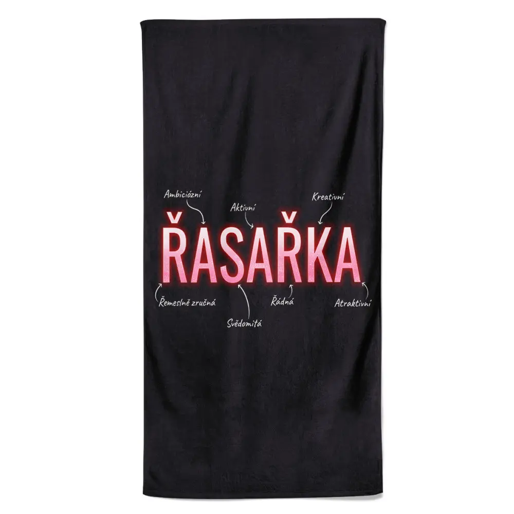 Osuška Řasařka - vlastnosti (Velikost osušky: 100x170cm)