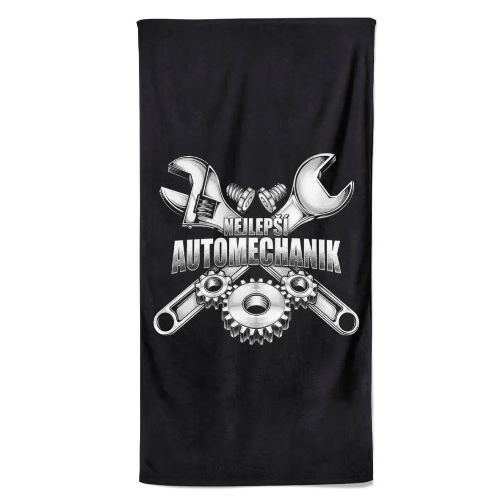 Osuška Nejlepší automechanik (Velikost osušky: 100x170cm)