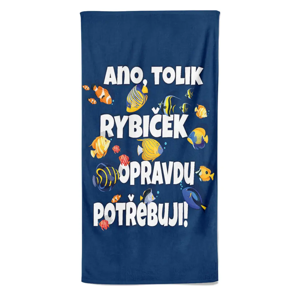 Osuška Tolik rybiček (Velikost osušky: 100x170cm)