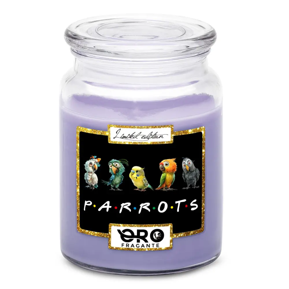 Svíčka Parrots (Vůně svíčky