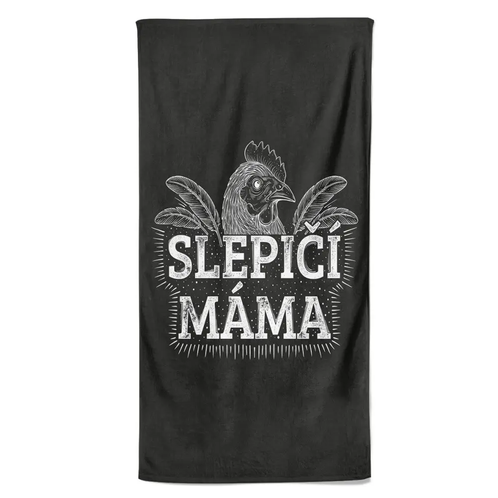 Osuška Slepičí máma (Velikost osušky: 100x170cm)