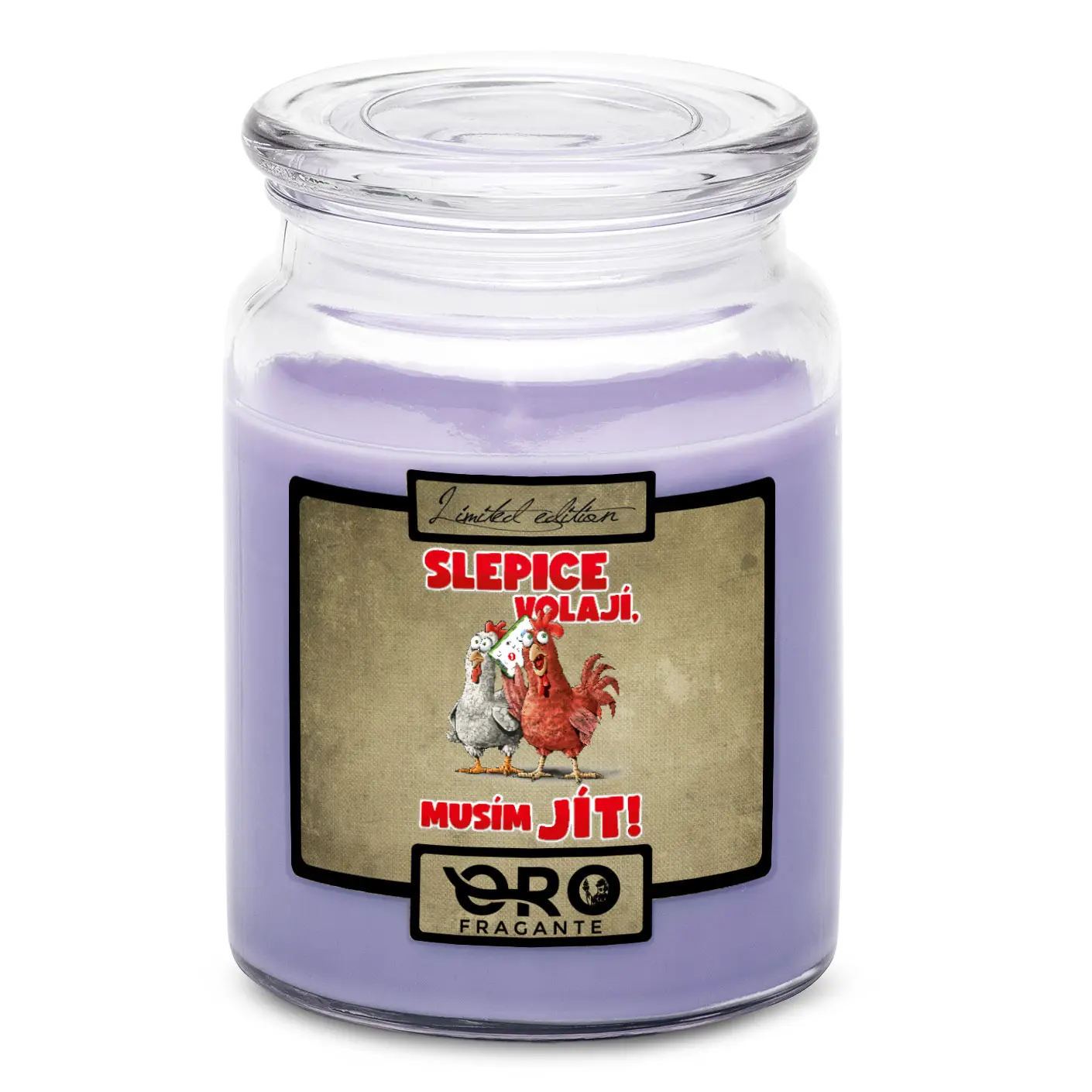 Svíčka Slepice volají (Vůně svíčky