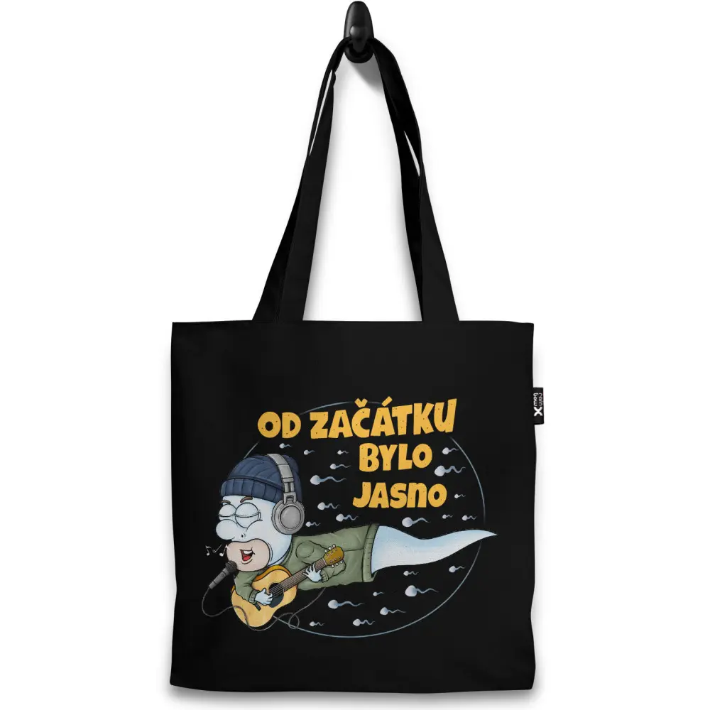 Taška Spermie s kytarou