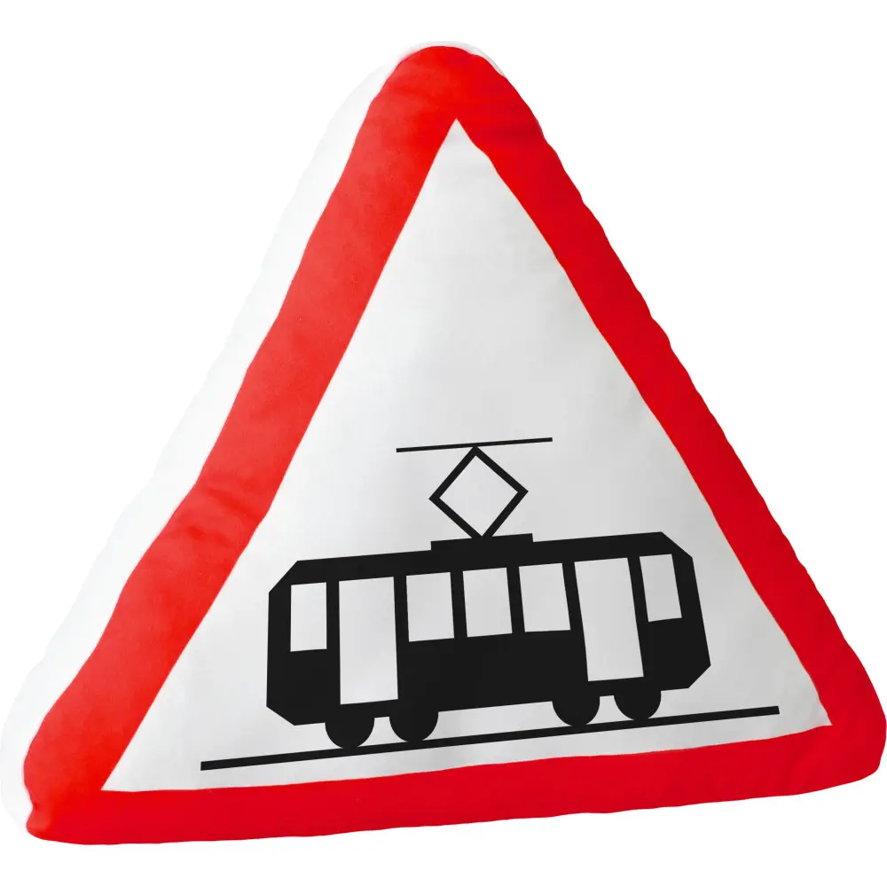 3D polštář Pozor tramvaj