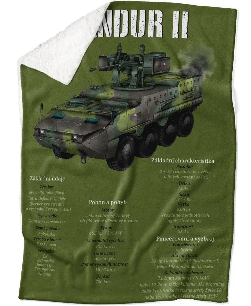 Deka Pandur II (Podšití beránkem: ANO)