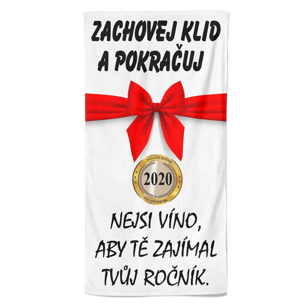 Osuška Zachovej klid (rok: 2020, Velikost osušky: 100x170cm)