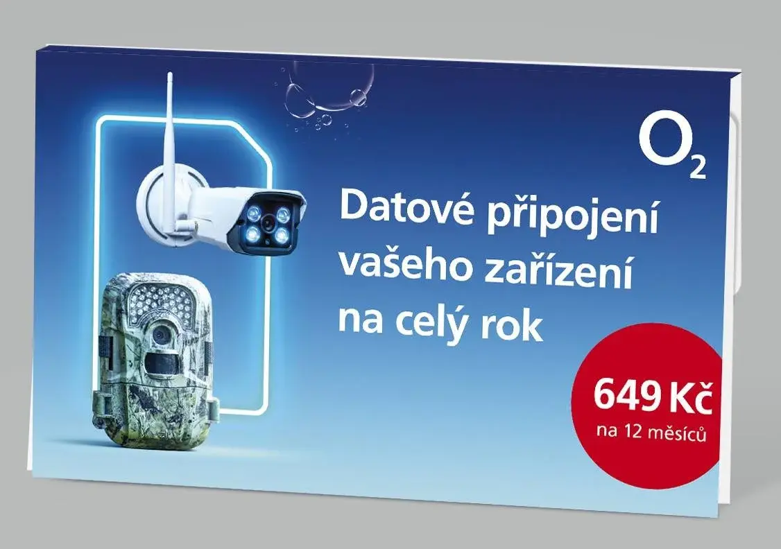 Nejvýhodnější SIM do fotopasti 15GB (nedobitá)