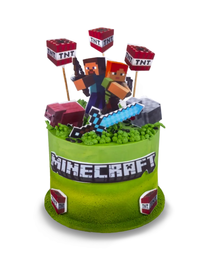 Dort Minecraft 26 cm, min. 28 porcí