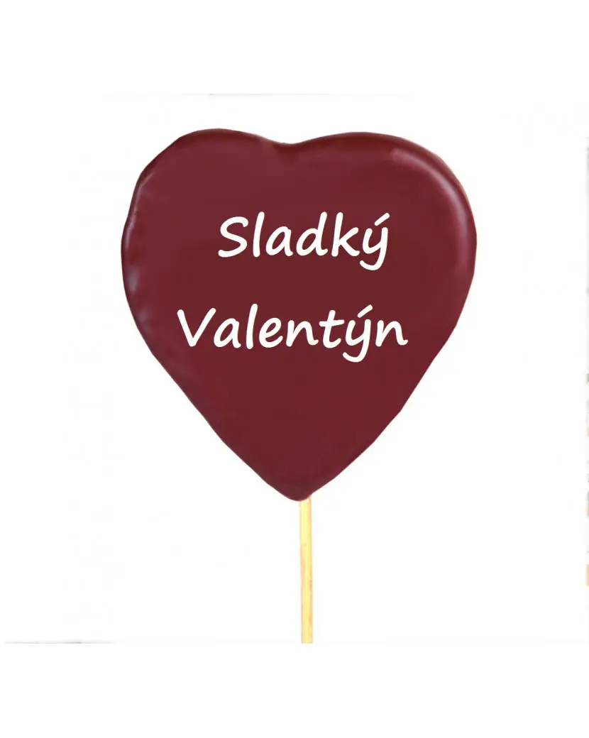 Ananasové srdce Sladký Valentýn