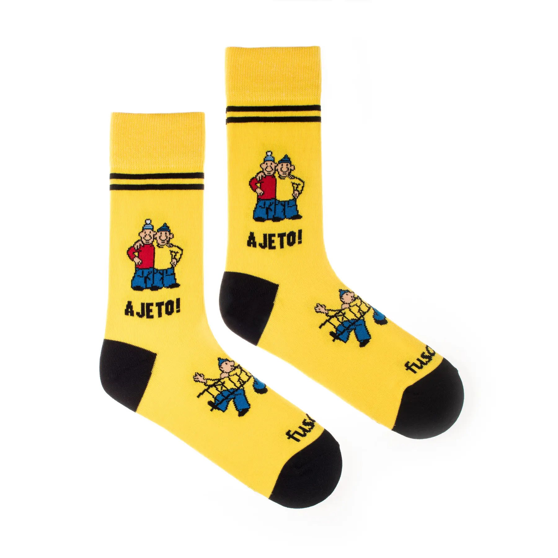 Ponožky Pat a Mat s žebříkem
