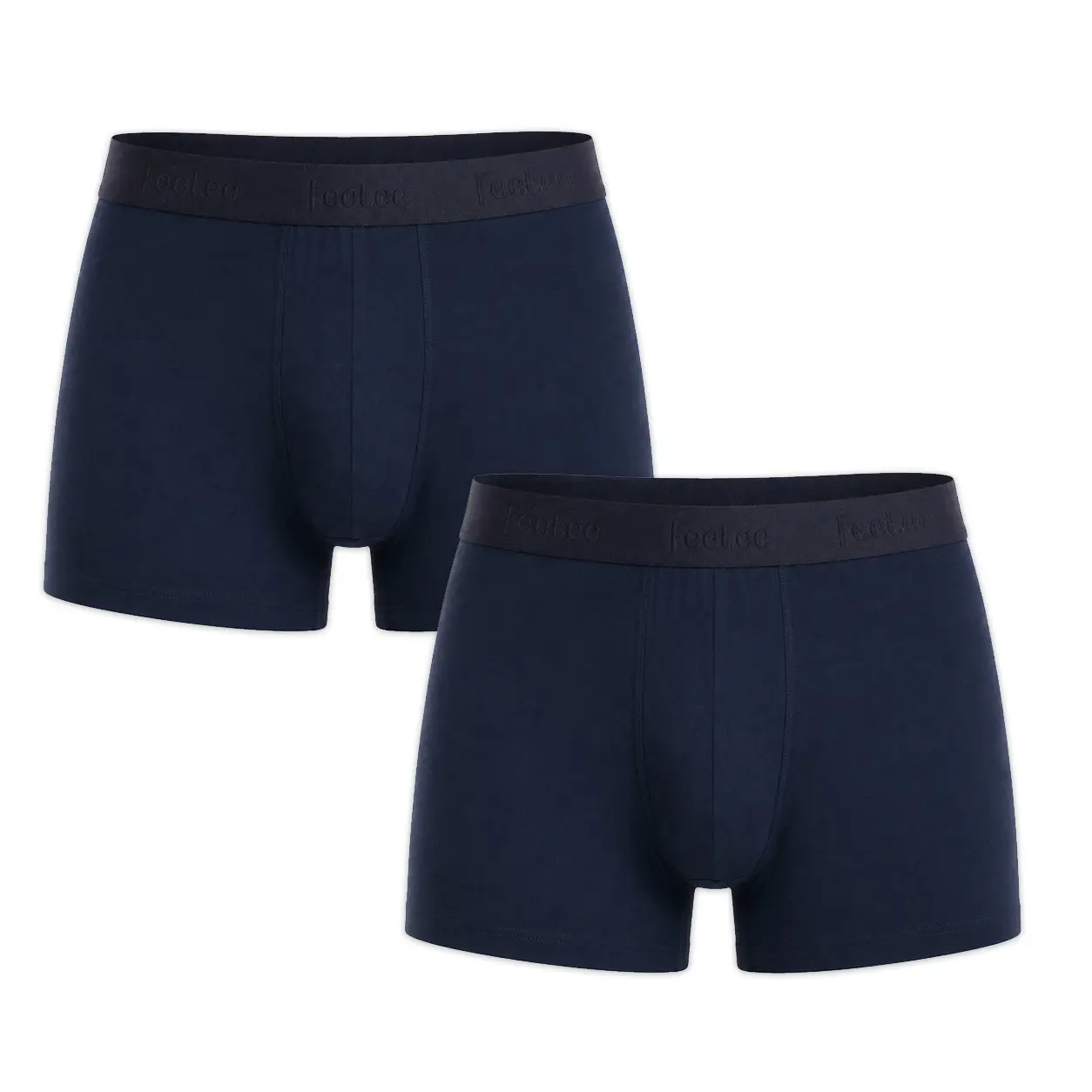 Pánské dlouhé boxerky Duopack modré+modré