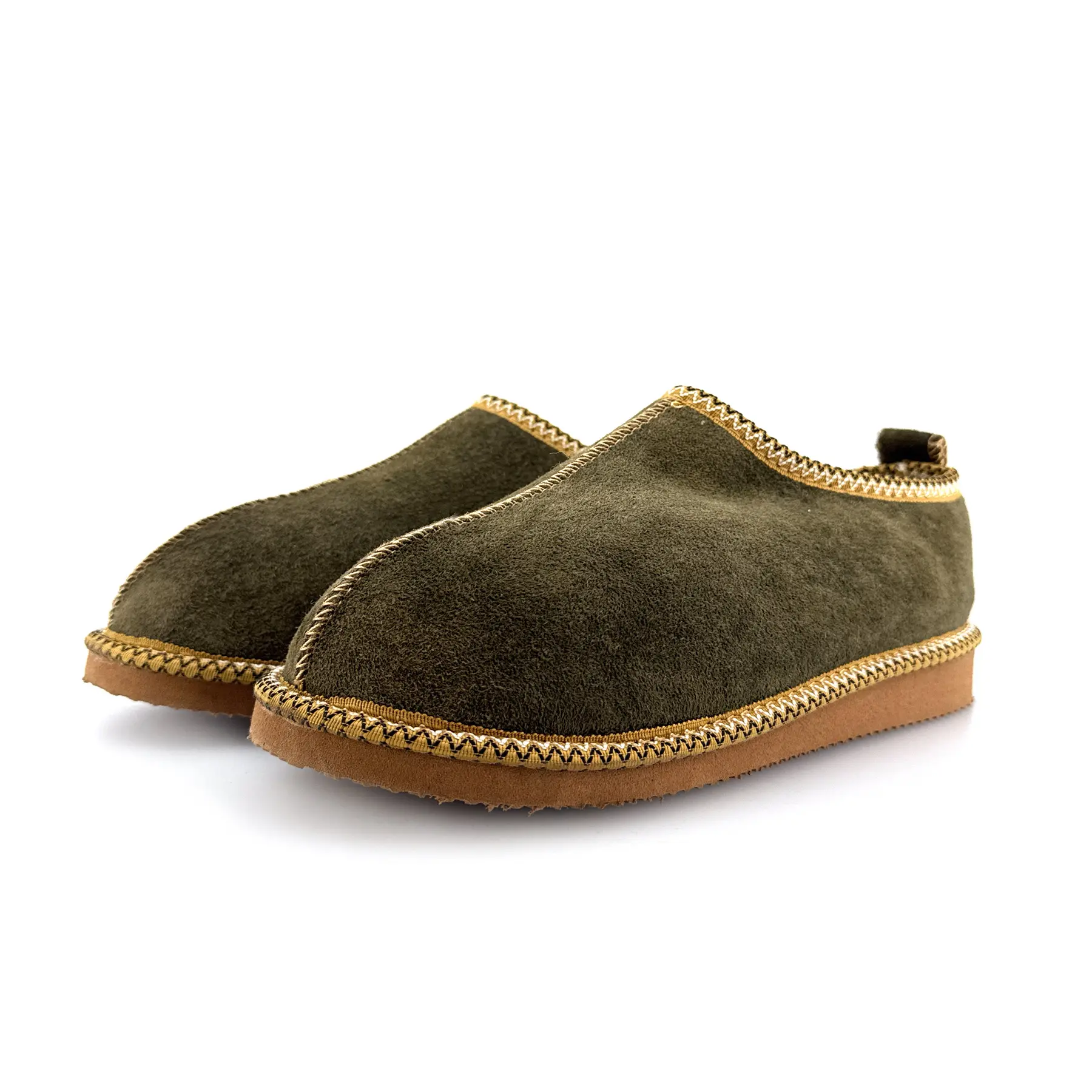 Unisex vlněné papuče FREYA, kaki