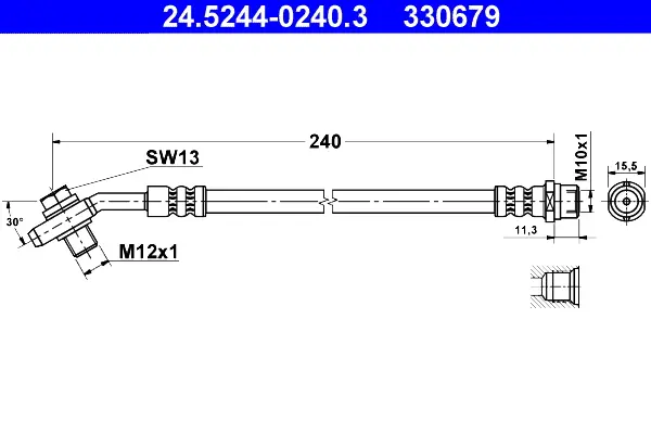 Brzdová hadice ATE 24.5244-0240.3