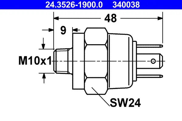 Spínač brzdového světla ATE 24.3526-1900.0