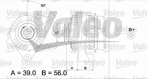 VALEO Generátor 437191