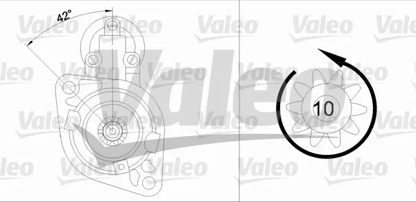 VALEO Startér 455675