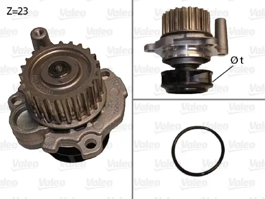Vodní čerpadlo, chlazení motoru VALEO 506532