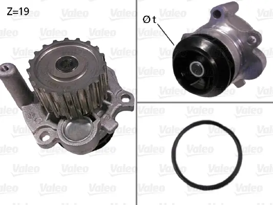 Vodní čerpadlo, chlazení motoru VALEO 506533