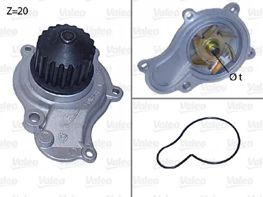 Vodní čerpadlo, chlazení motoru VALEO 506605