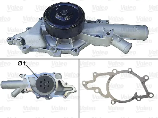 Vodní čerpadlo, chlazení motoru VALEO 506831