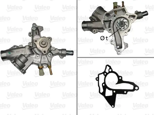 Vodní čerpadlo, chlazení motoru VALEO 506838