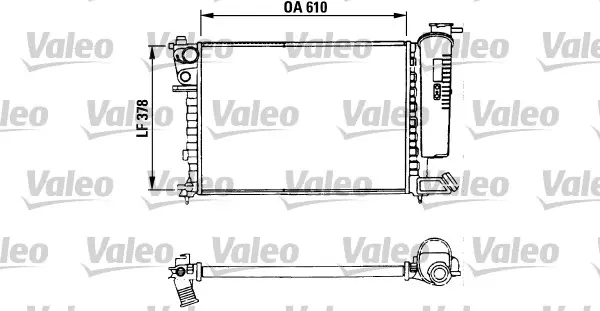 Chladič, chlazení motoru VALEO 730630