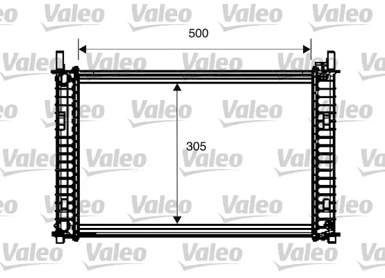 VALEO Chladič, chlazení motoru 734274