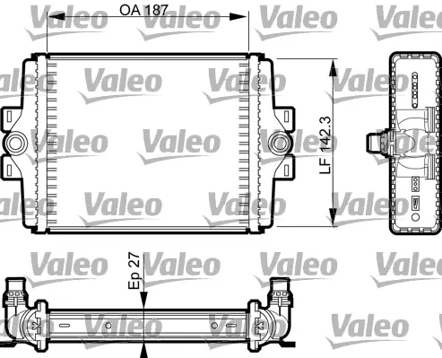 VALEO Chladič, chlazení motoru 735467