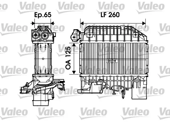 Chladič turba VALEO 817698