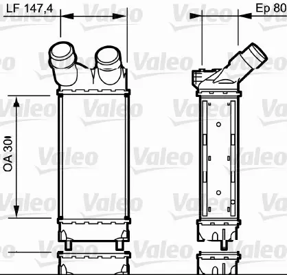 Chladič turba VALEO 818866