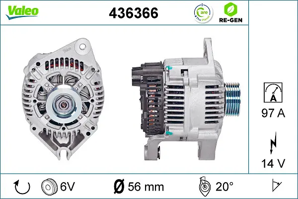 VALEO Generátor 436366