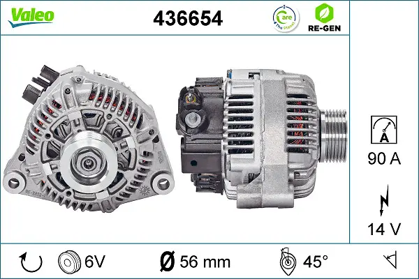 VALEO Generátor 436654