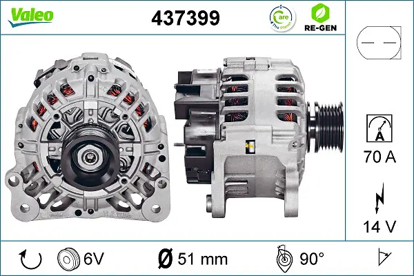 VALEO Generátor 437399