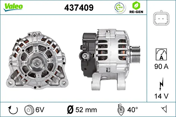 VALEO Generátor 437409