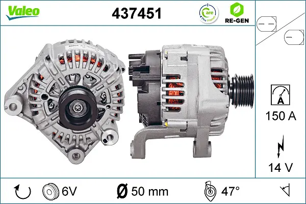 VALEO Generátor 437451