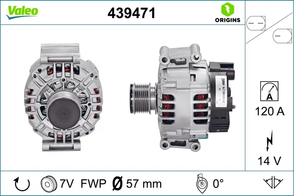 VALEO Generátor 439471