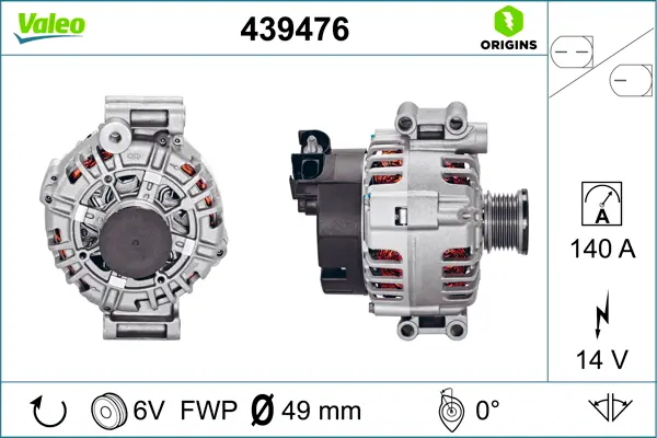 VALEO Generátor 439476