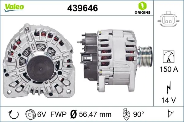 VALEO Generátor 439646