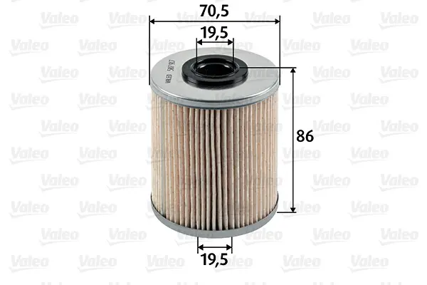 VALEO Palivový filtr 587917