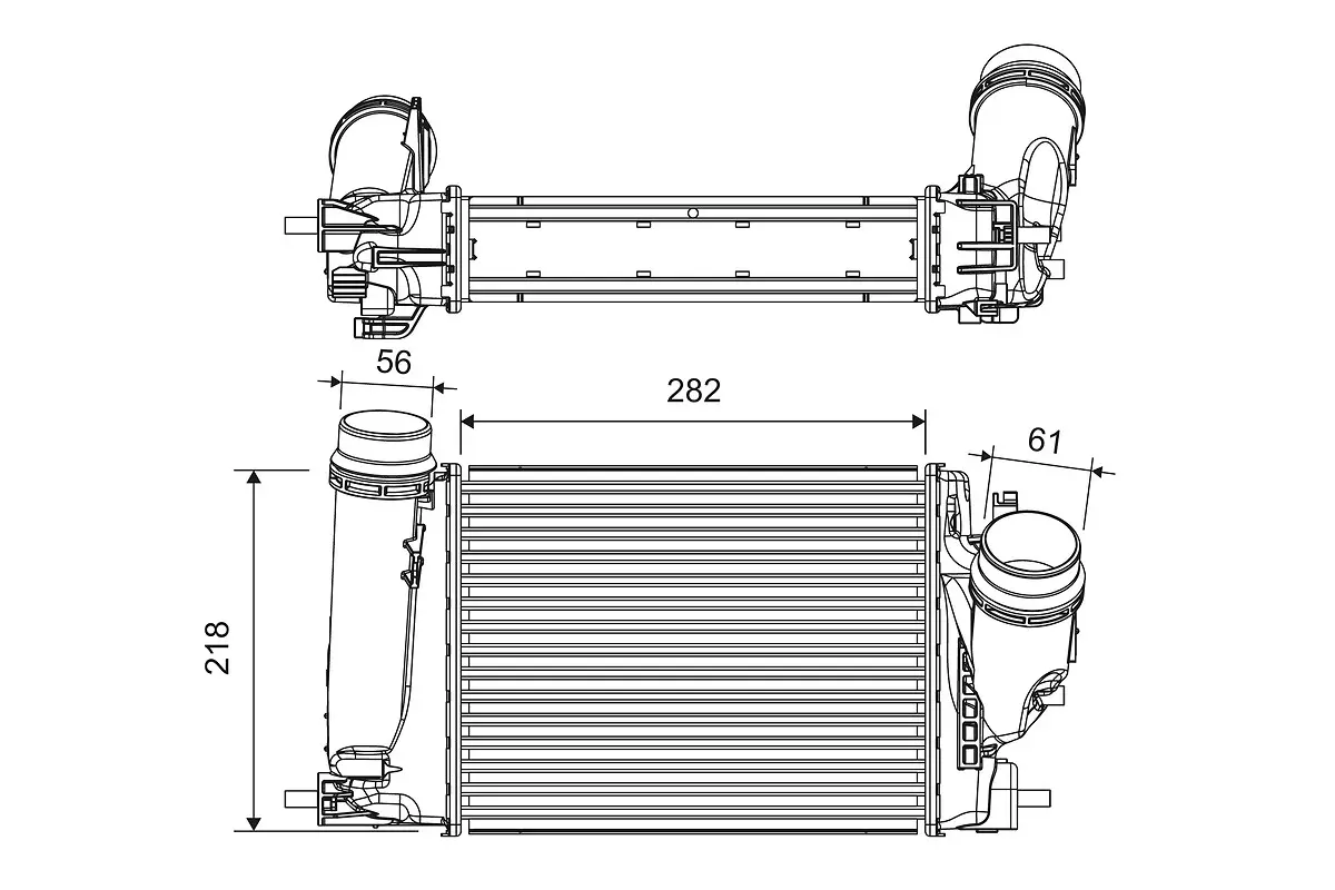 Chladič turba VALEO 816759