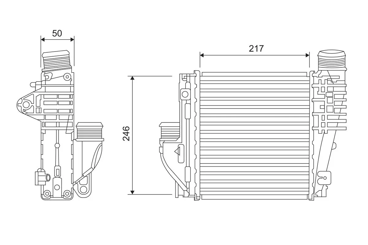 Chladič turba VALEO 818290