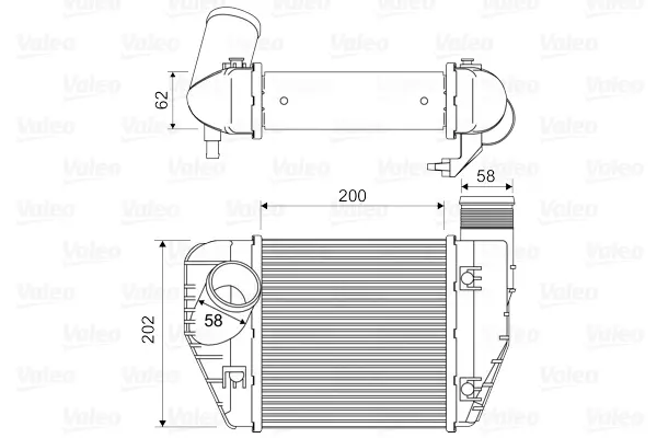 Chladič turba VALEO 818326